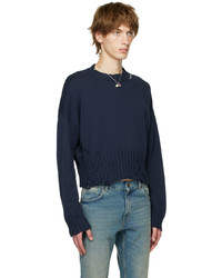 Marni Blue Cotton Sweater