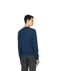 Tom Ford Blue Fine Merino Sweater