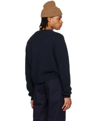 K.NGSLEY Blue Fisherman Sweater