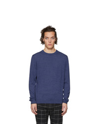 Ps By Paul Smith Blue Merino Sweater