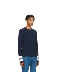 Lanvin Blue Terry Cloth Sweater