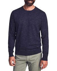 Faherty Brand Sconset Crewneck Sweater In Navy Heather At Nordstrom