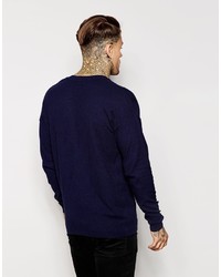 Asos Brand Sweater With Textured Design