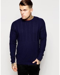 Asos Brand Sweater With Textured Design