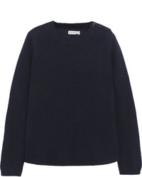 Chinti and Parker Cashmere Sweater Midnight Blue