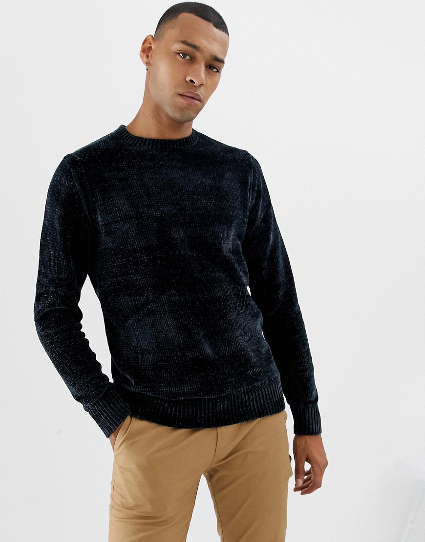 Threadbare Chenille Knitted Jumper, $13 | Asos | Lookastic