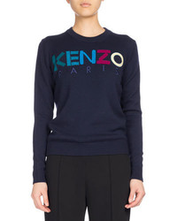 Kenzo Classic Crew Sweater Navy
