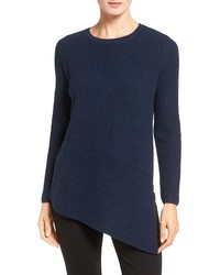 Nordstrom Collection Cashmere Asymmetrical Hem Sweater