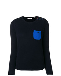 Chinti & Parker Contrast Pocket Sweater