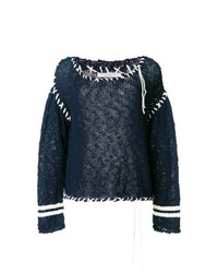 Philosophy di Lorenzo Serafini Contrast Stitch Sweater