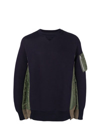 Sacai Contrasting Panel Sweater