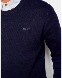 Esprit Cotton Crew Neck Knitted Sweater
