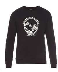 A.P.C. Crew Neck Cotton Jersey Sweater