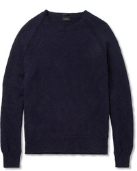 J.Crew Crew Neck Knitted Cotton Sweater