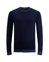 Bugatchi Crewneck Merino Wool Blend Sweater