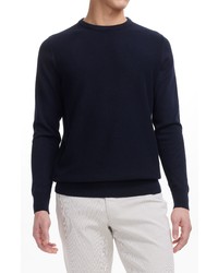 Jack Victor Elm Textured Sweater In Navy At Nordstrom