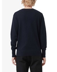 Burberry Embroidered Archive Logo Cashmere Sweater
