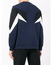 Neil Barrett Geometric Panelled Sweatshirt