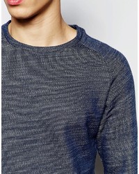 Selected Homme Flecked Long Sleeve Crew Neck Sweater