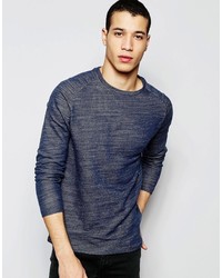 Selected Homme Flecked Long Sleeve Crew Neck Sweater