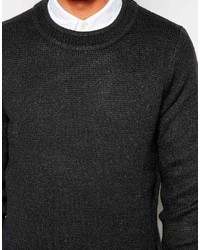 Selected Homme Knitted Sweater With Ribbed Neck