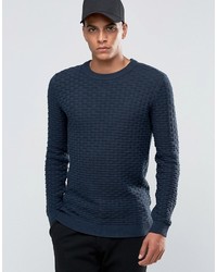 Selected Homme Weave Crew Neck