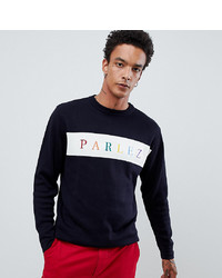 Parlez Jumper With Logo In Navy To Asos