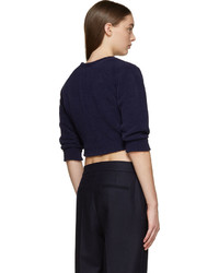 J.W.Anderson Jw Anderson Navy Chenille Sweater