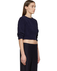 J.W.Anderson Jw Anderson Navy Chenille Sweater