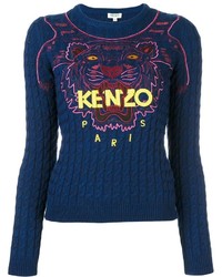 Kenzo Tiger Cable Knit Jumper