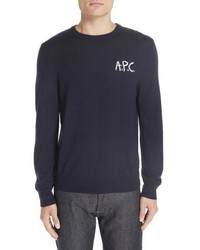 A.P.C. Logo Merino Wool Sweater