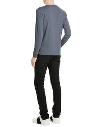 Majestic Long Sleeved Top With Cotton And Cashmere