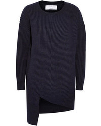 Topshop Marquesalmeida For Asymmetric Ribbed Knit Sweater