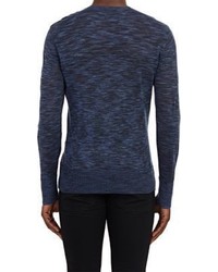John Varvatos Melange Sweater Blue