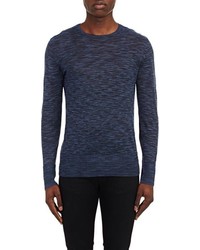 John Varvatos Melange Sweater Blue