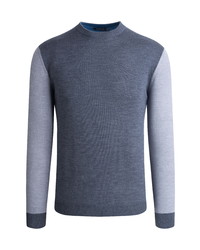 Bugatchi Merino Wool Blend Crewneck Sweater