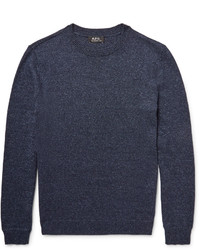 A.P.C. Mlange Cotton Blend Sweater