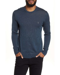 AllSaints Mode Slim Fit Merino Wool Sweater