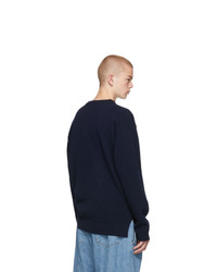 Loewe Navy Anagram Sweater