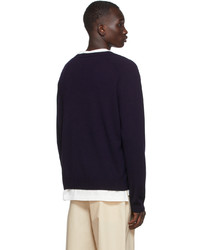 Meta Campania Collective Sagl Navy Cashmere Jack Sweater