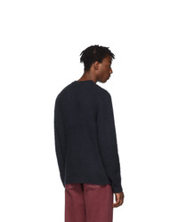 Acne Studios Navy Cashmere Peele Sweater