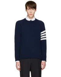 Thom Browne Navy Cashmere Pullover