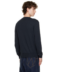 Vivienne Westwood Navy Embroidered Sweater