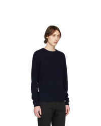 Norse Projects Navy Lambswool Sigfred Sweater