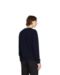 Norse Projects Navy Lambswool Sigfred Sweater