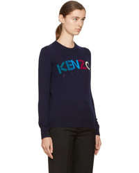 Kenzo Navy Logo Sweater