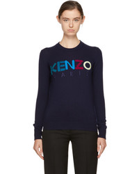 Kenzo Navy Logo Sweater