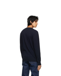 Norse Projects Navy Merino Sigfred Sweater