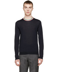 Paul Smith Navy Merino Sweater