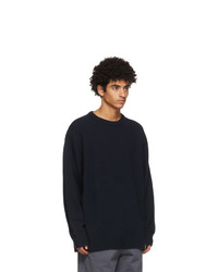 Acne Studios Navy Recycled Cashmere Sweater